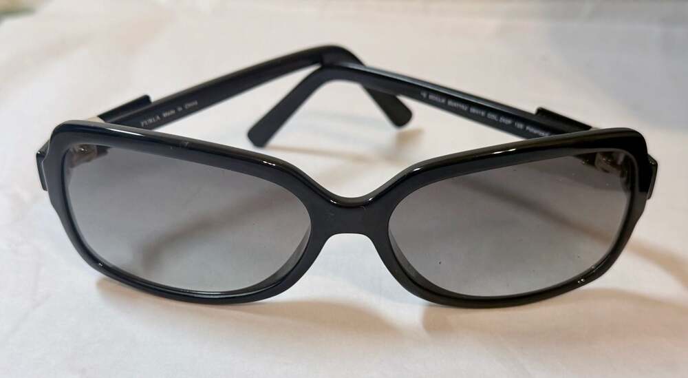 Furla Scilla SU4770J Black Polarized Sunglasses New with Case
